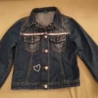 Giubbino bimba in jeans United Colors of Benetton