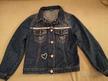 Giubbino bimba in jeans United Colors of Benetton