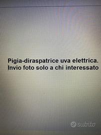 Pigiatrice uva elettrica