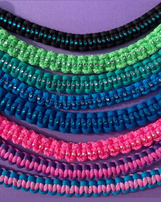 Frontalini colorati per cavallo