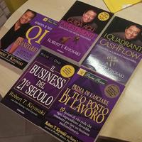 cinque  libri di Robert Kyosaki 