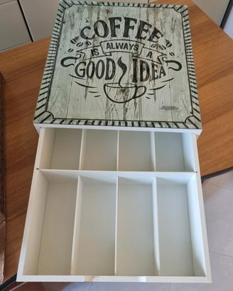 cassetto porta cialde caffè 
