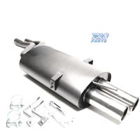 SILENZIATORE DI SCARICO BMW E46 98-07 ACCIAIO