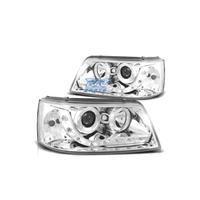 FARI VOLKSWAGEN VW T5 03-09 LUCE DIURNA FONDO CROM