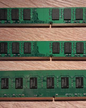 RAM per PC fisso 6 GB perfette