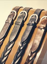 CINTURA INTRECCIATA IN VERA PELLE - ARTIGIANALE