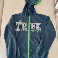 Felpa cotone 13/14 anni con cerniera