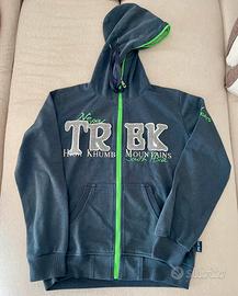 Felpa cotone 13/14 anni con cerniera