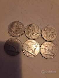 monete da 10 lire 1954