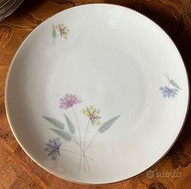 Set piatti dessert vintage porcellana Bohemia