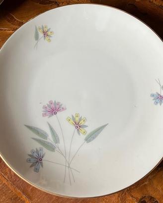 Set piatti dessert vintage porcellana Bohemia