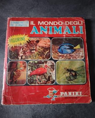 Album panini 1971 il mondo degli animali