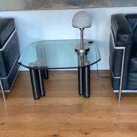 COPPIA di LC2 in pelle nera by MDF ITALIA