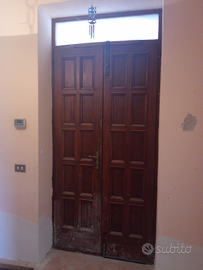 Portoncino ingresso legno