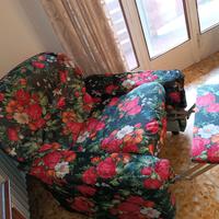 poltrona con poggiapiedi estraibile 
