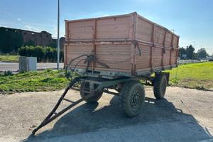 Rimorchio agricolo Artigiano- 50q- targa e librett