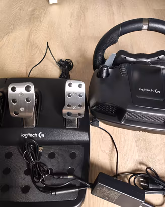 Logitech g920 volante e pedali + alimentatore 