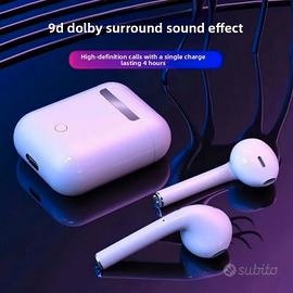 Auricolari Wireless Bluetooth TWS i12 bianco nuove