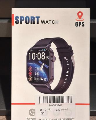 Smartwatch sport GPS 2.01", bussola, chiamate IP68