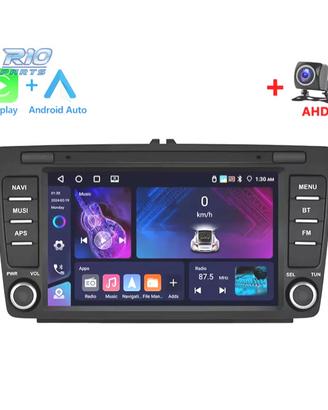 RADIO GPS ANDROID 10 PER SKODA OCTAVIA 09-13 USB T