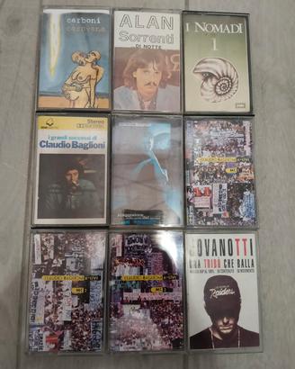 lotto di 17 musicassette 