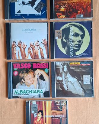 Lotto 8 CD cantanti italiani