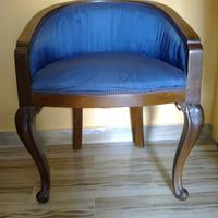 Coppia di poltroncine a pozzetto