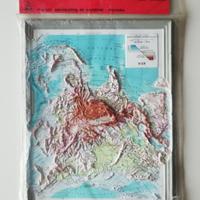 Carta in rilievo Geoplastic Nuova RARA - Asia