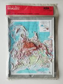 Carta in rilievo Geoplastic Nuova RARA - Asia
