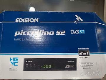 TV sat digitale terrestre Edison piccollino s2 sat