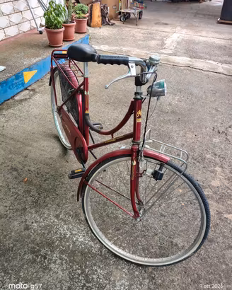 BICI DONNA 28" ROSSA -FOGGIA