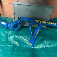 CANNONDALE SUPER V 500 FRAME - BLU VOLVO TEAM - L