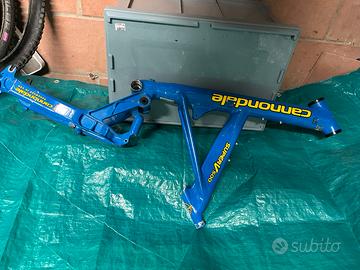 CANNONDALE SUPER V 500 FRAME - BLU VOLVO TEAM - L