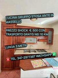 CUCINA GRUPPO STOSA MASSELLO TRASPORTO GRATIS 10KM