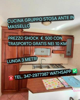 CUCINA GRUPPO STOSA MASSELLO TRASPORTO GRATIS 10KM