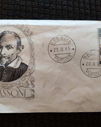 lettera a.tassoni francobollo 1965 
