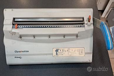 RILEGATRICE A DORSI METALLICI PRIMA OPERETTA 11