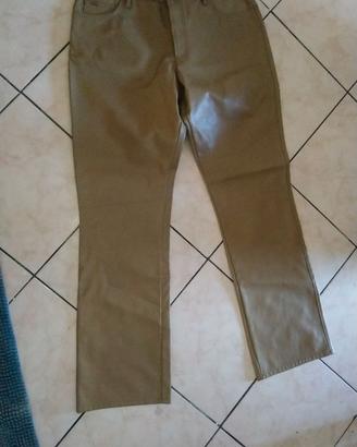 pantaloni uomo  ecopelle nr 52 vintage