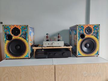 Impianto Elekit, casse Ciare e cavi Van den Hul