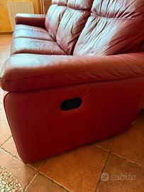 Divano in pelle Poltrone&Sofa