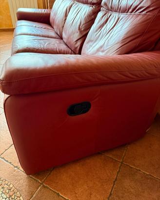 Divano in pelle Poltrone&Sofa