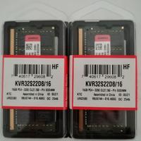 2x RAM DDR4 16Gb Kingston Sodimm 3200Mhz DDR 4 16
