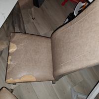 6 Sedie target point da rivestire. Modello Ginevra