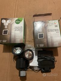 Fari solari illuminazione giardino