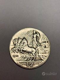 2 lire 1911 quadriglia veloce