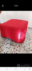 Pouf letto con materassino spesso lavabile, non sc