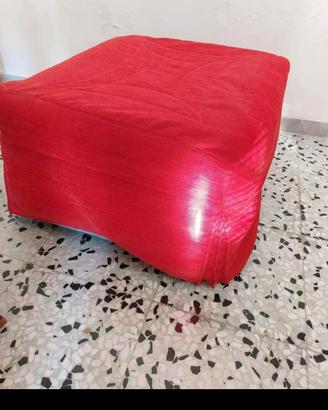 Pouf letto con materassino spesso lavabile, non sc