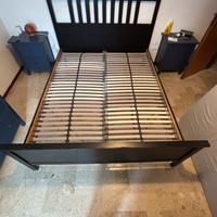 Letto matrimoniale in legno IKEA Hemnes