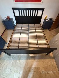 Letto matrimoniale in legno IKEA Hemnes