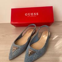 New GUESS Pointed Denim Ballet Flats - Size 37 -